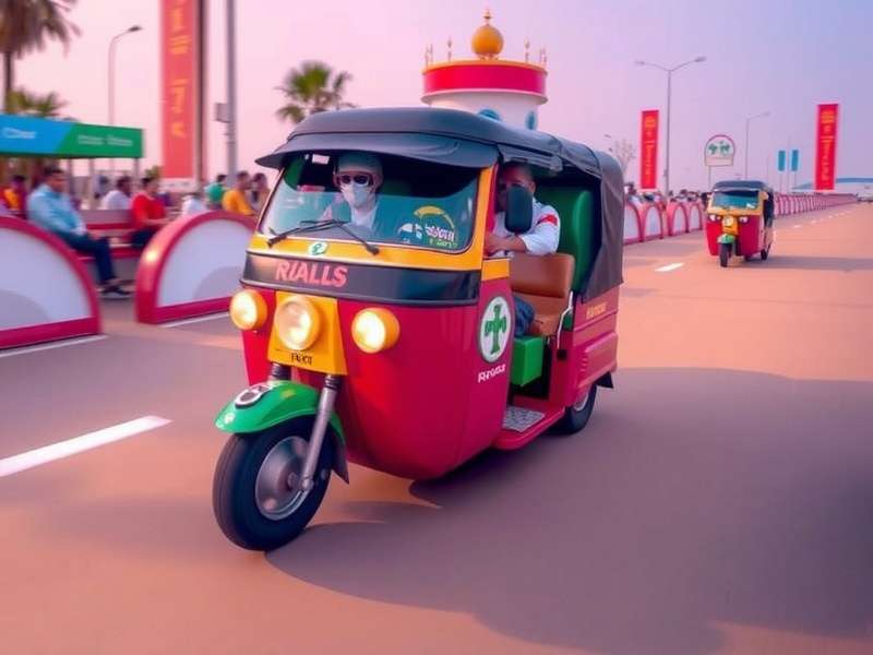 Auto-Rickshaw Racing in Rally Royals IN Rally Royals IN Auto-Rickshaw Racing